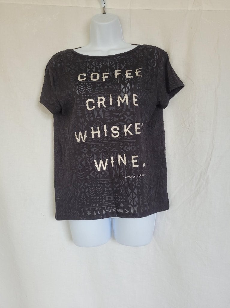 Stoer zwart damesshirt mt M merk Catwalk Junky, Maat 38/40 (M), ., Zwart, Ophalen of Verzenden