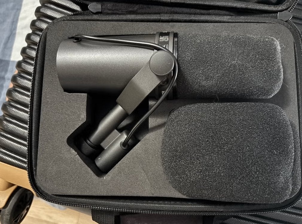 Rode SM7B microfoon met flightcase, Ophalen of Verzenden, Zo goed als nieuw, Studiomicrofoon