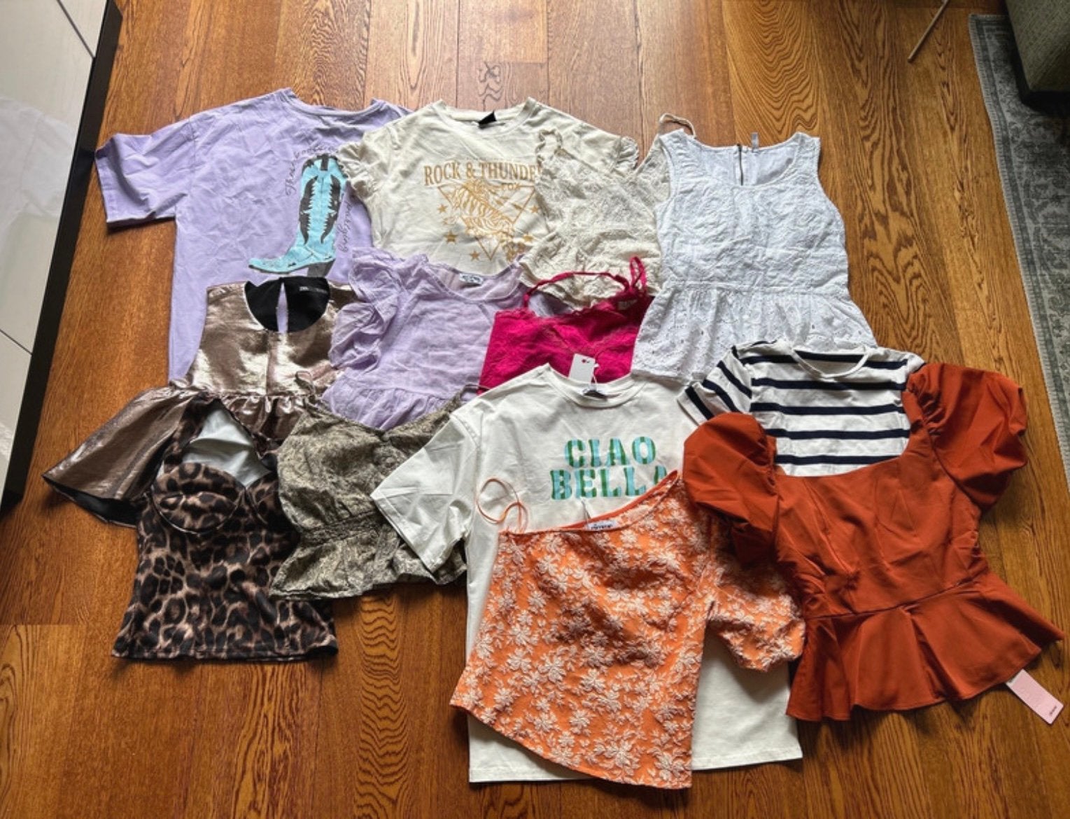 verschillende/meerdere tops, Kleding | Dames, Tops, Wit, Ophalen of Verzenden, Zo goed als nieuw, Korte mouw