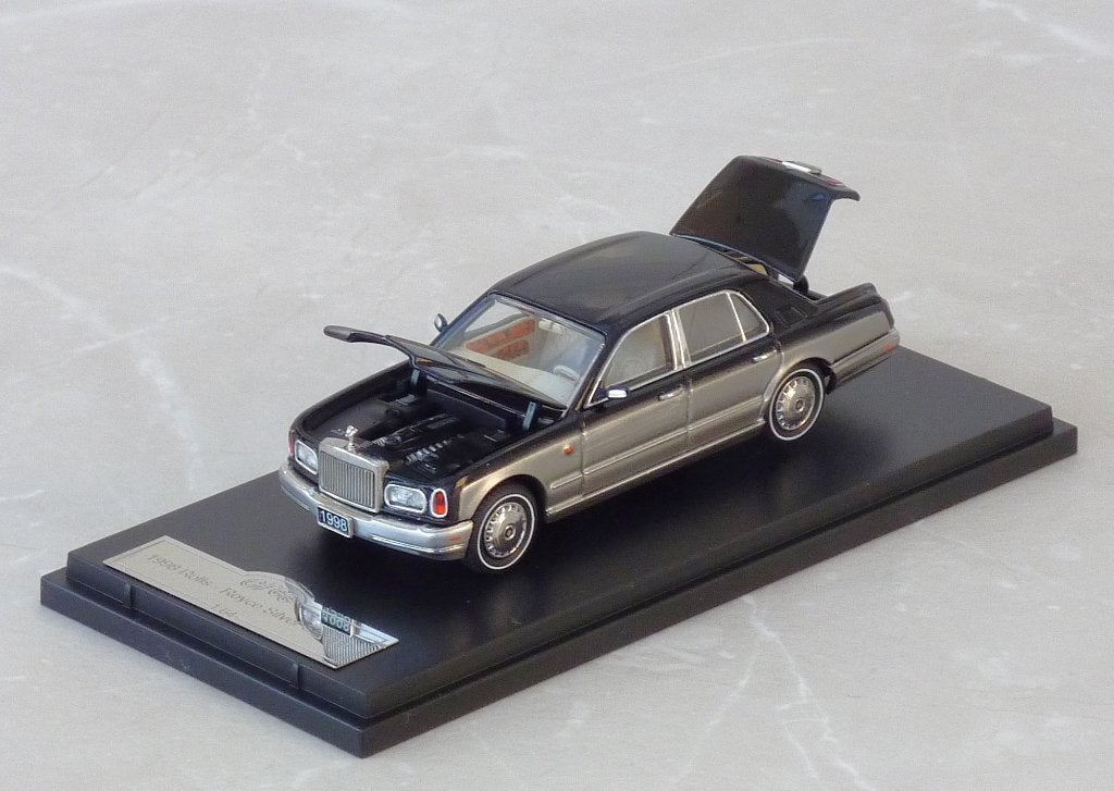 schaal 1-64 1998 Rolls Royce Silver Seraph (black - silver), Ophalen of Verzenden, Nieuw, Auto