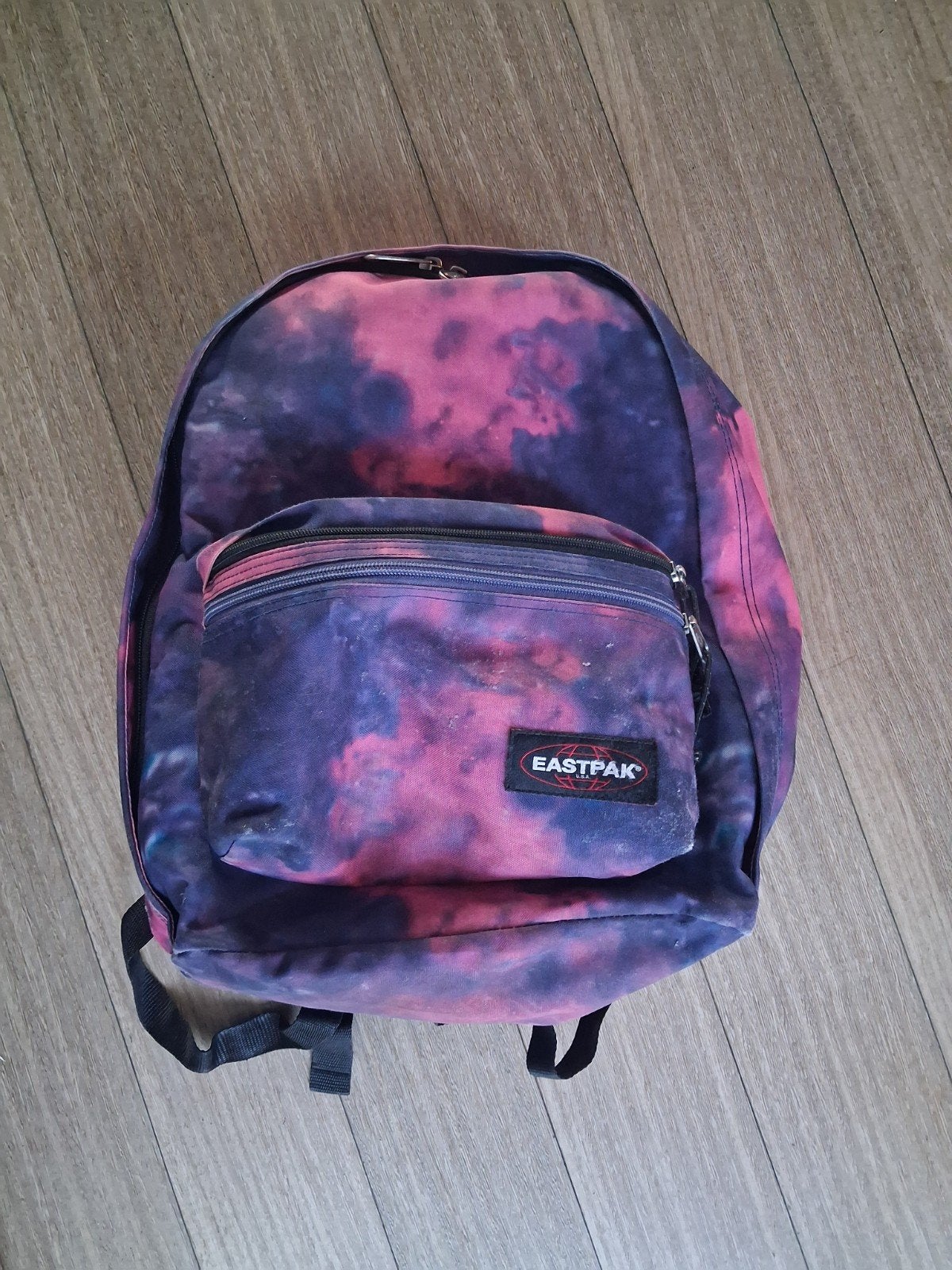 Eastpak rugzak met tie-dye print, Ophalen of Verzenden, Gebruikt, 25 tot 40 cm, Eastpak