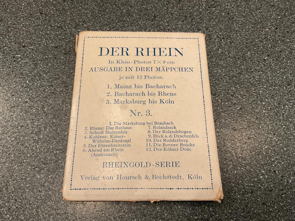 Der Rhein Fotomapje Jaren 30, Ophalen of Verzenden, 1920 tot 1940, Duitsland