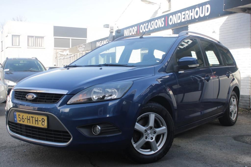 Ford Focus Wagon 1.6 Titanium | Airco | Cruise Control | Car, Auto's, 1596 cc, Gebruikt, Zwart, 4 cilinders