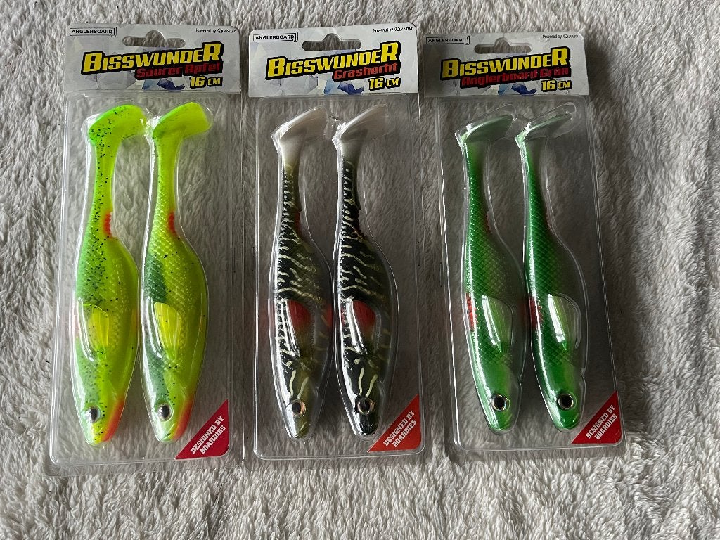 adv 396 / NIEUW mixset 3 blisters shads 16cm QUANTUM, Watersport en Boten, Ophalen of Verzenden, Nieuw, Overige typen