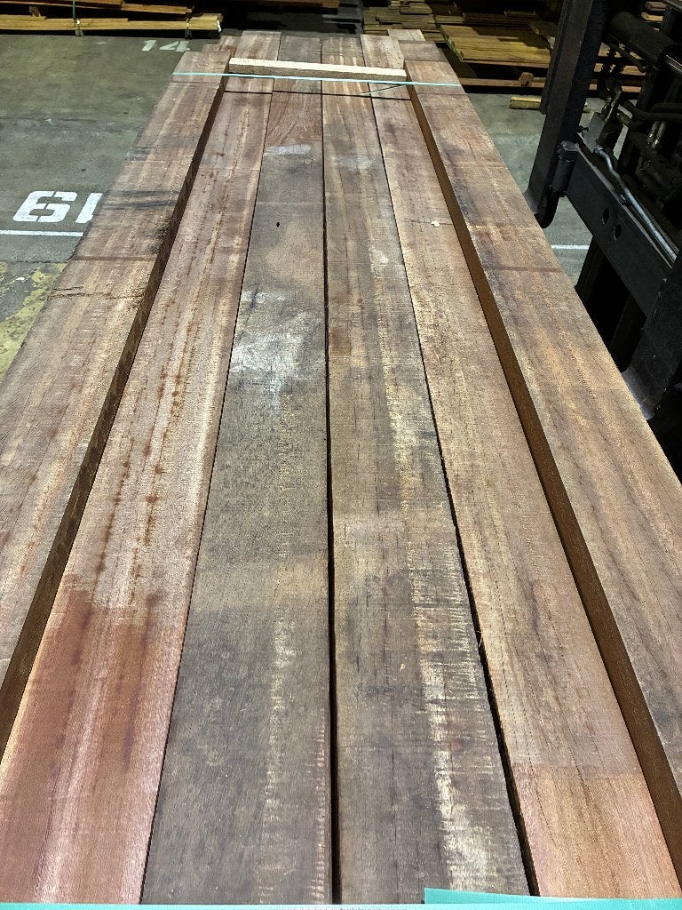 Angelim Vermelho hardhout balken planken 45x145mm, Ophalen, Nieuw, Hardhout, 250 cm of meer