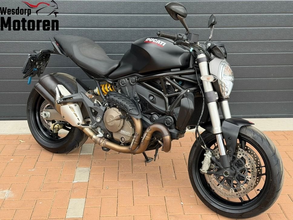 DUCATI MONSTER 821 DARK ABS 12 MAANDEN GARANTIE Full Black, Motoren, DUCATI, 2 cilinders, Bedrijf, Onbekend