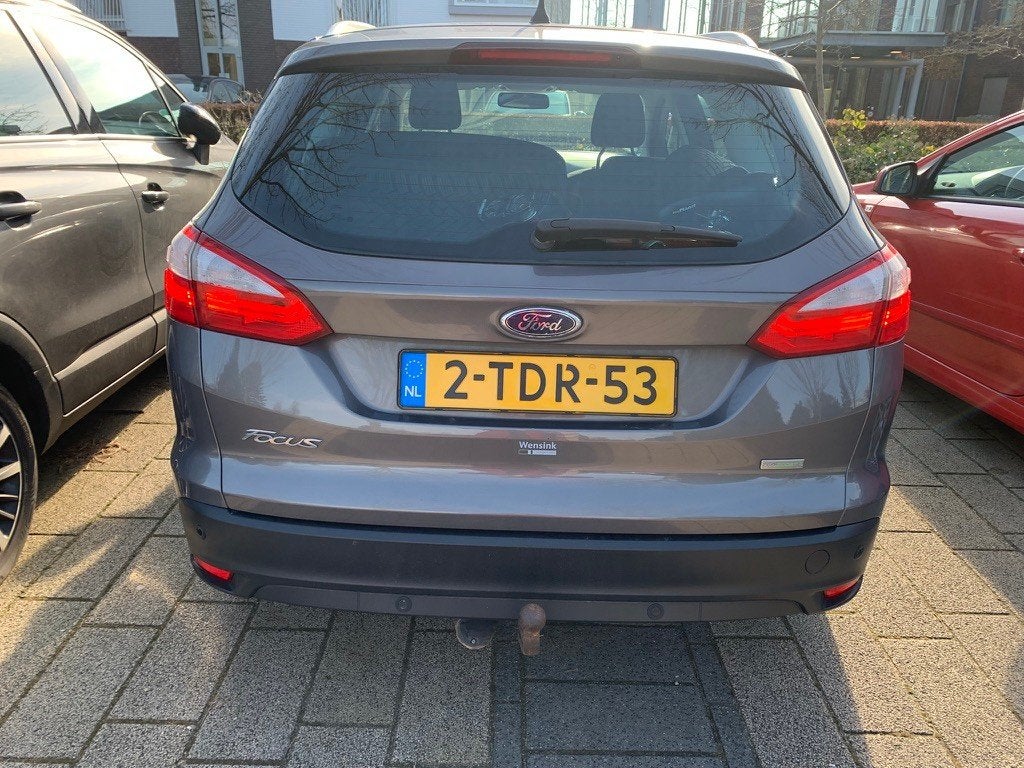 Ford Focus 1.0 Ecoboost 92KW Wagon 2014 Bruin, Auto's, Bruin, Origineel Nederlands, Handgeschakeld, Particulier