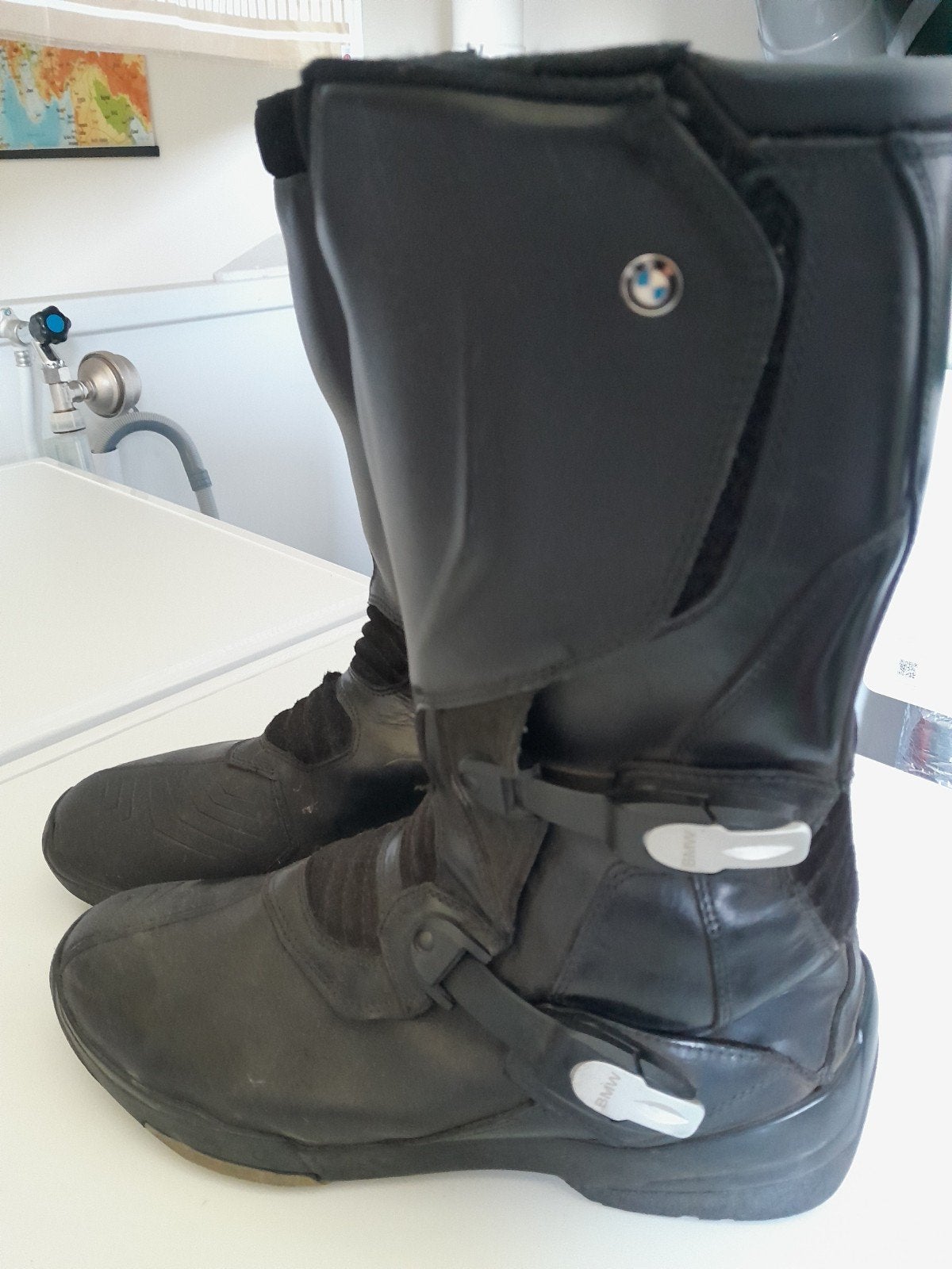 BMW Motorlaarzen mt45, Motoren, Kleding | Motorkleding, Ophalen, Tweedehands, Laarzen
