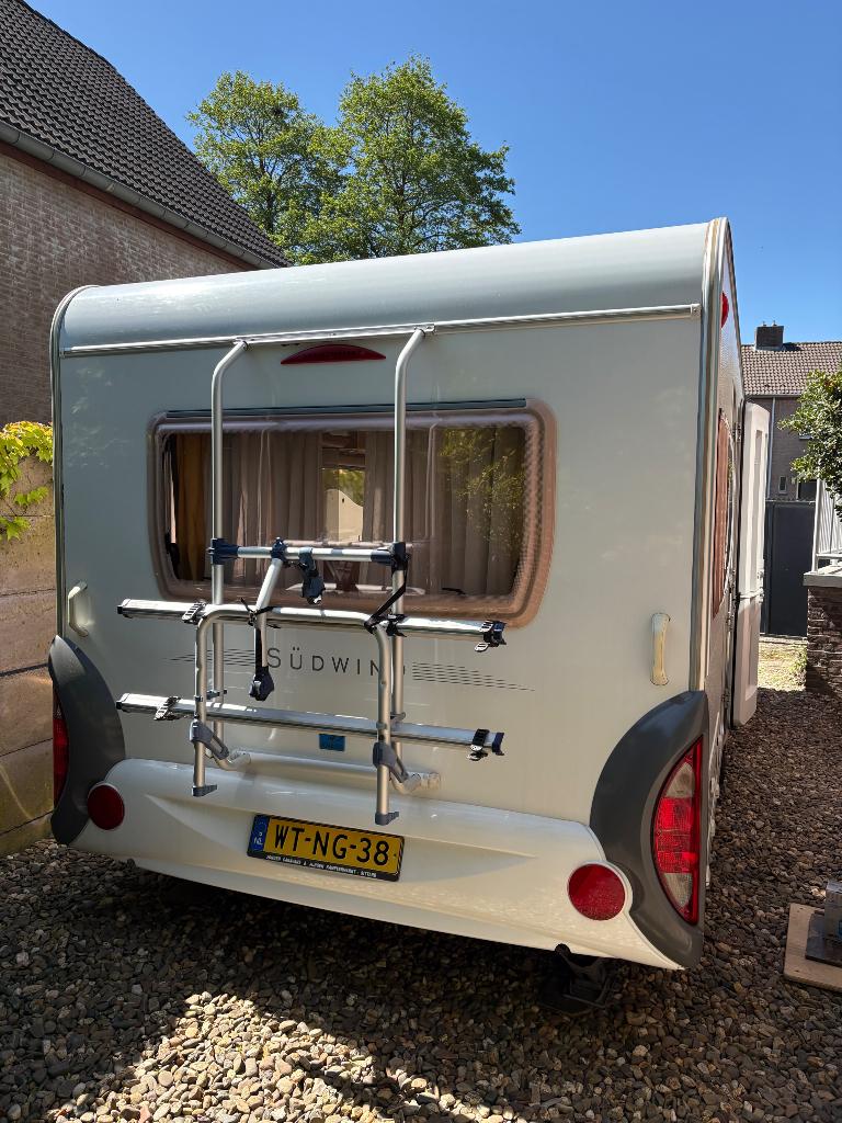 Caravan Knaus Südwind 500 FU, Caravans en Kamperen, Rondzit, Frans bed, Particulier, Schokbreker