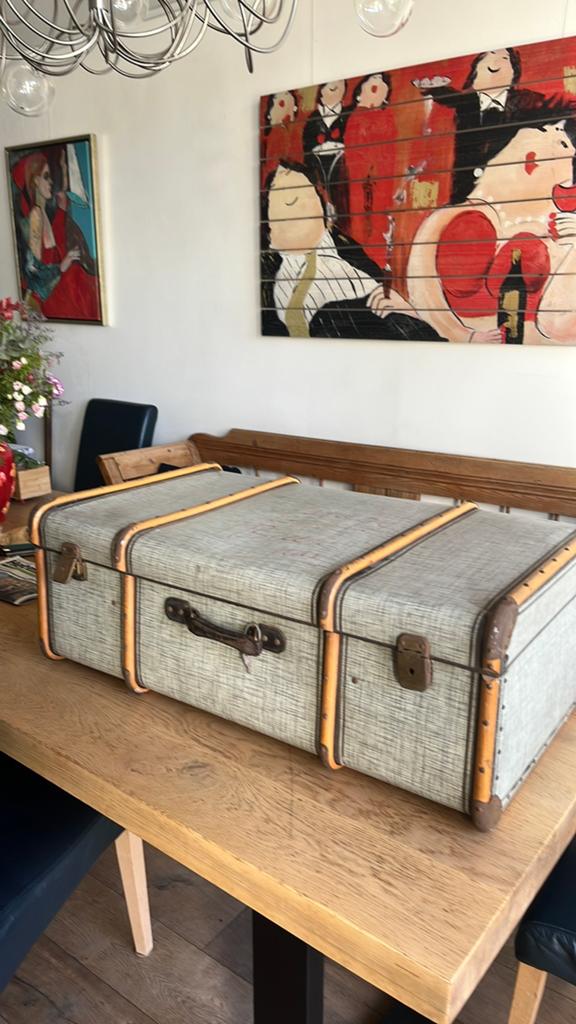 Koffer antiek, Ophalen of Verzenden, Gebruikt, Minder dan 50 cm
