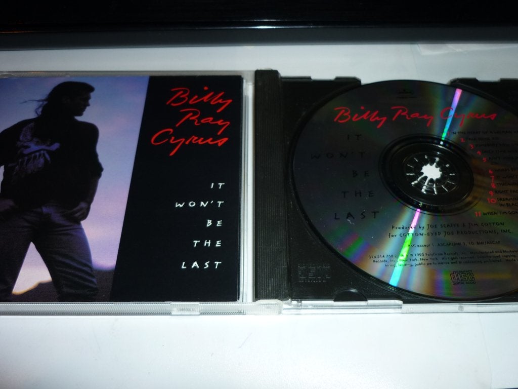 Billy Ray Cyrus de cd it won't  be the last, Verzenden, Zo goed als nieuw