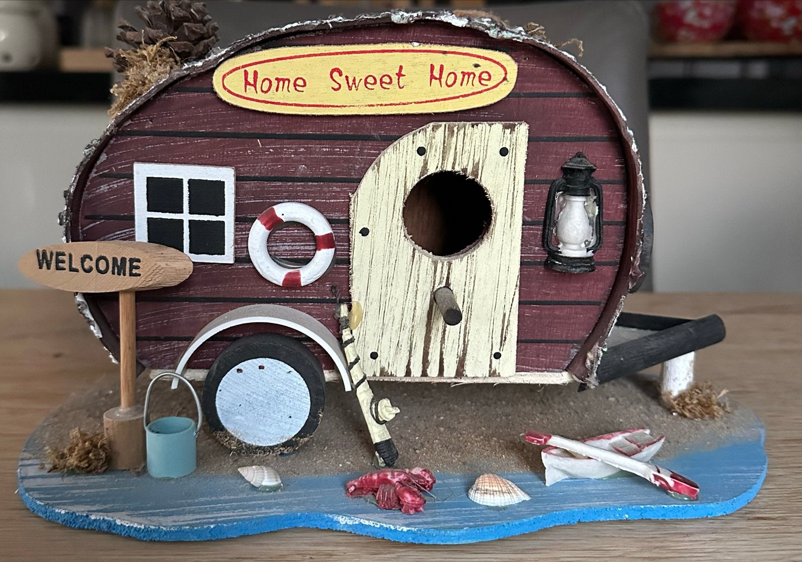 Leuk decoratief vogelhuisje - onbeschadigd, Ophalen of Verzenden, Zo goed als nieuw