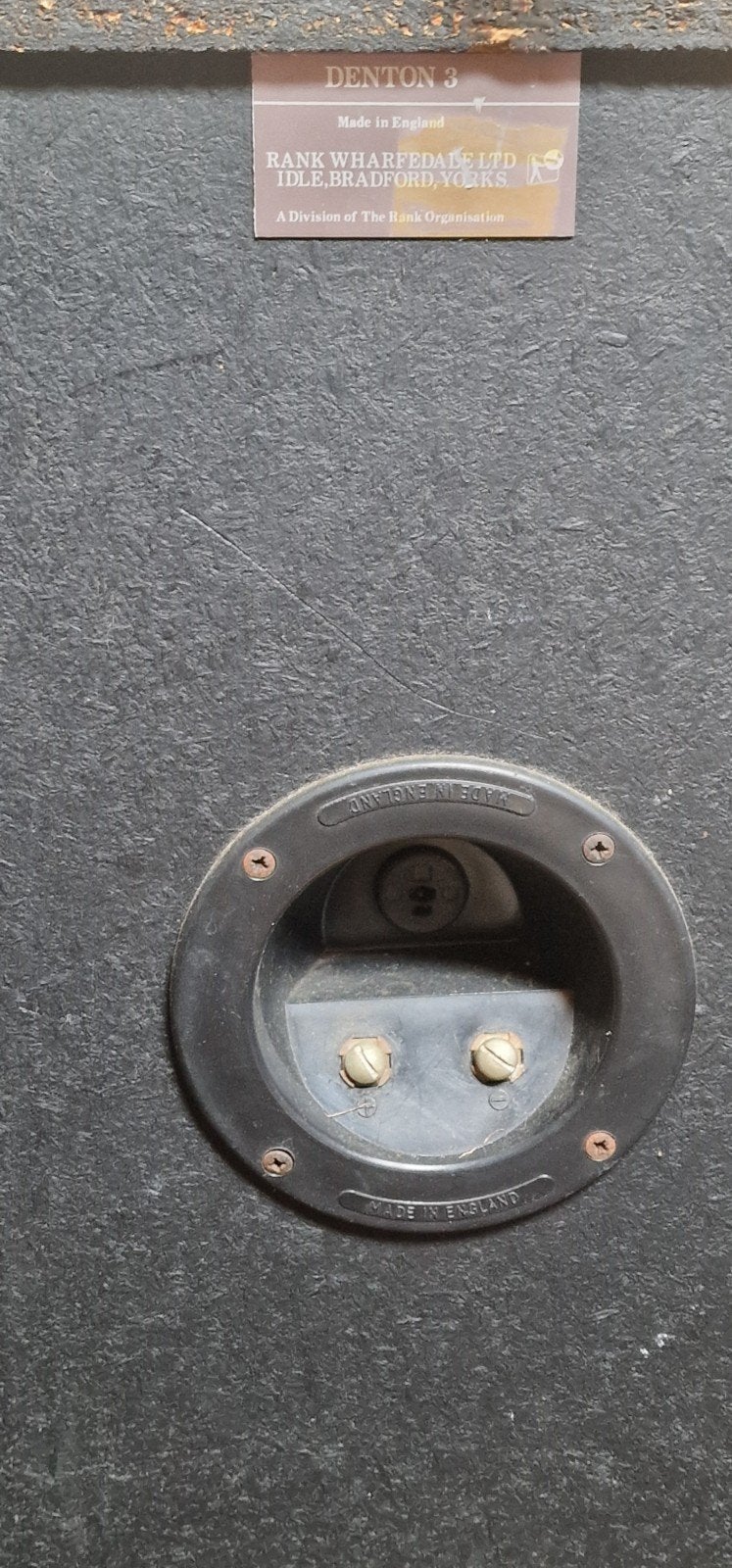 Wharfedale Denton 3 Vintage Boekenplank Luidsprekers, Gebruikt, Wharfedale, Ophalen of Verzenden, Minder dan 60 watt