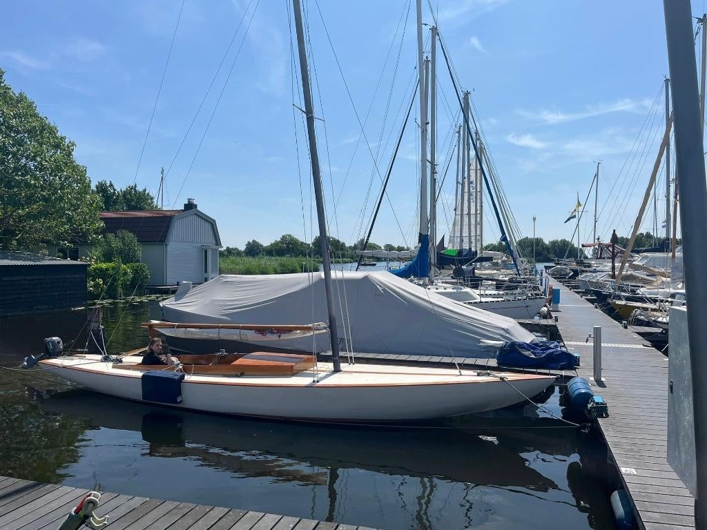 te koop zeilboot Draak, Watersport en Boten, Open zeilboten, Gebruikt, Overige merken, Overige typen, Hout, Anker, Dekzeil, Grootzeil