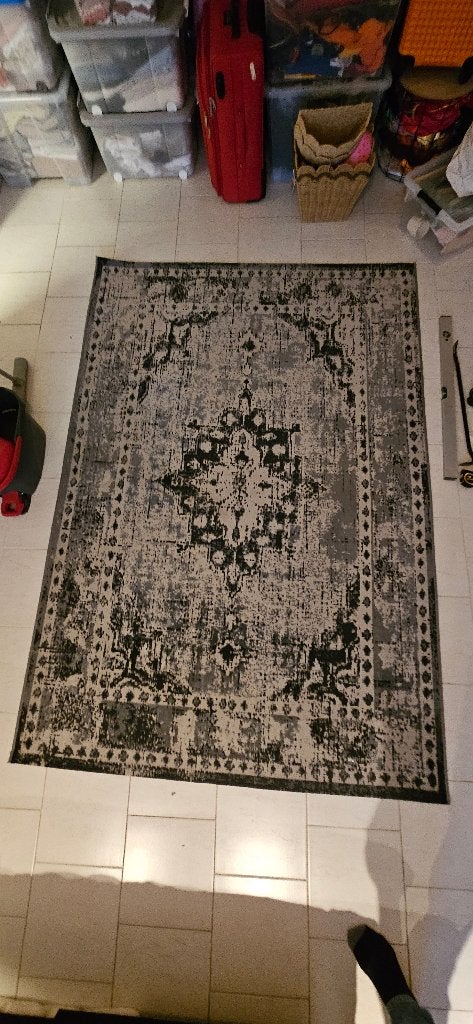 Vloerkleed lusstructuur laagpolig, Huis en Inrichting, Stoffering | Tapijten en Kleden, Ophalen, Gebruikt, 150 tot 200 cm, 200 cm of meer