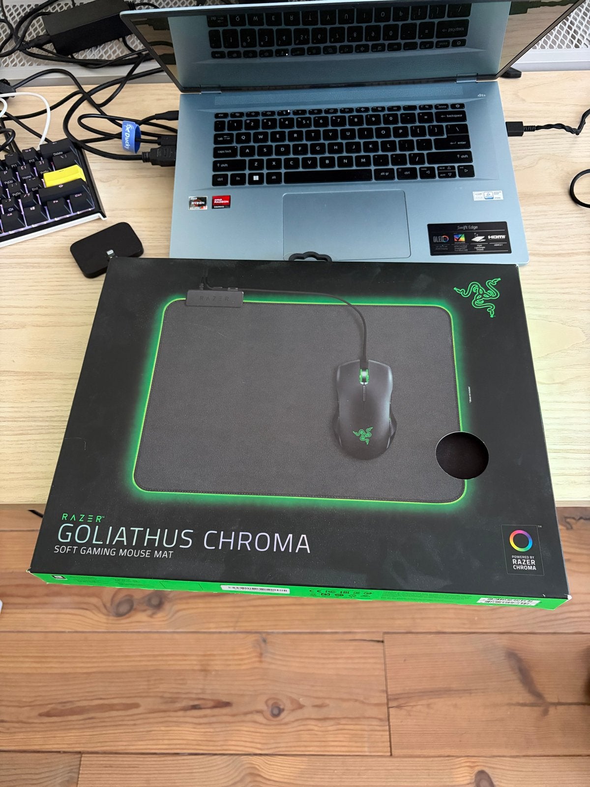Razer Goliathus Chroma Soft Gaming Muismat, Ophalen of Verzenden, Gaming muismat, Gebruikt