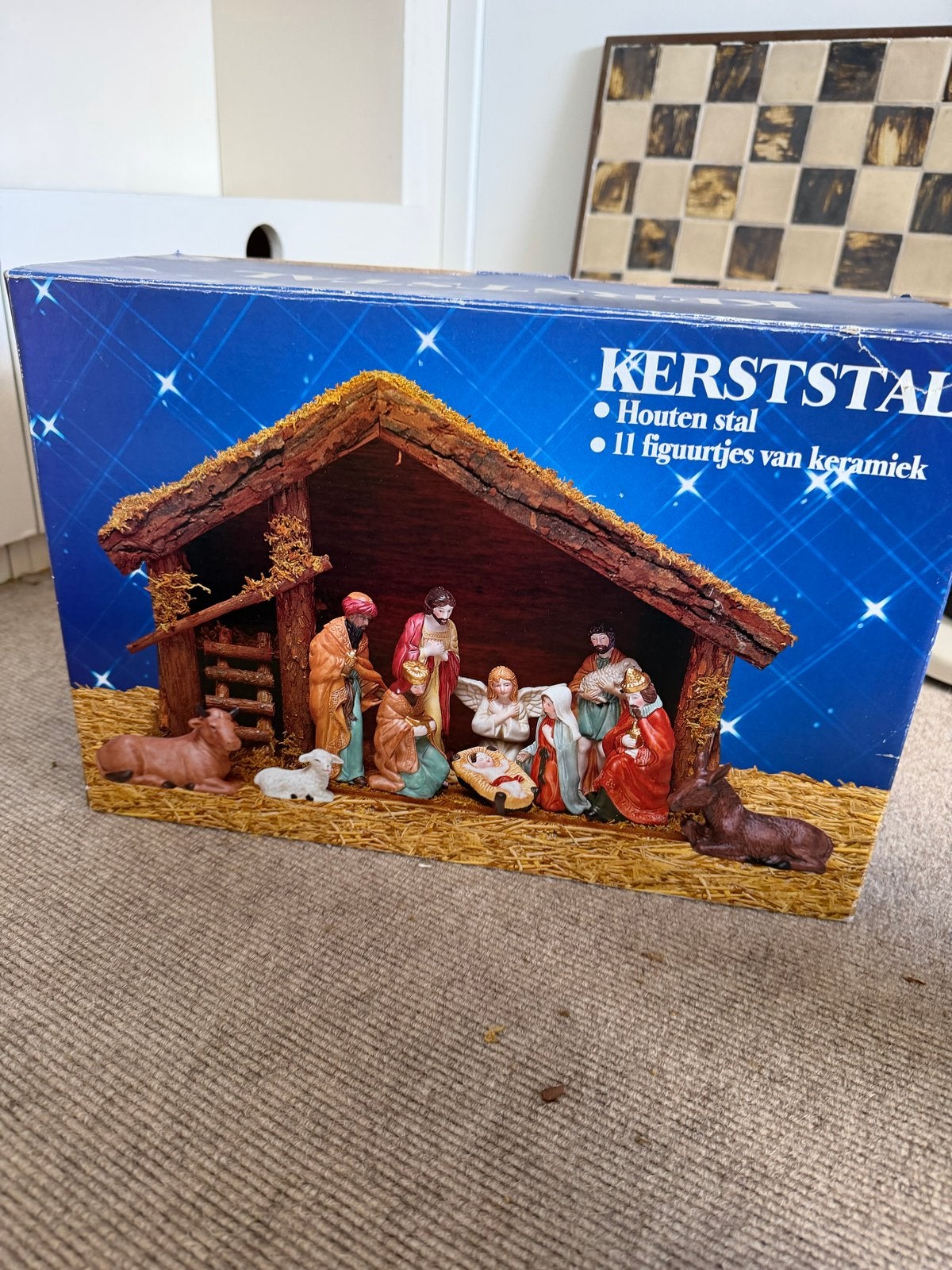 Kerststal met beeldjes, Diversen, Kerst, Ophalen