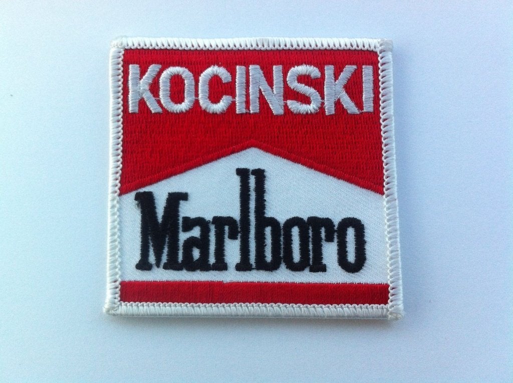 John Kocinski Marlboro patch badge opnaai embleem, Ophalen of Verzenden, Nieuw, Motoren