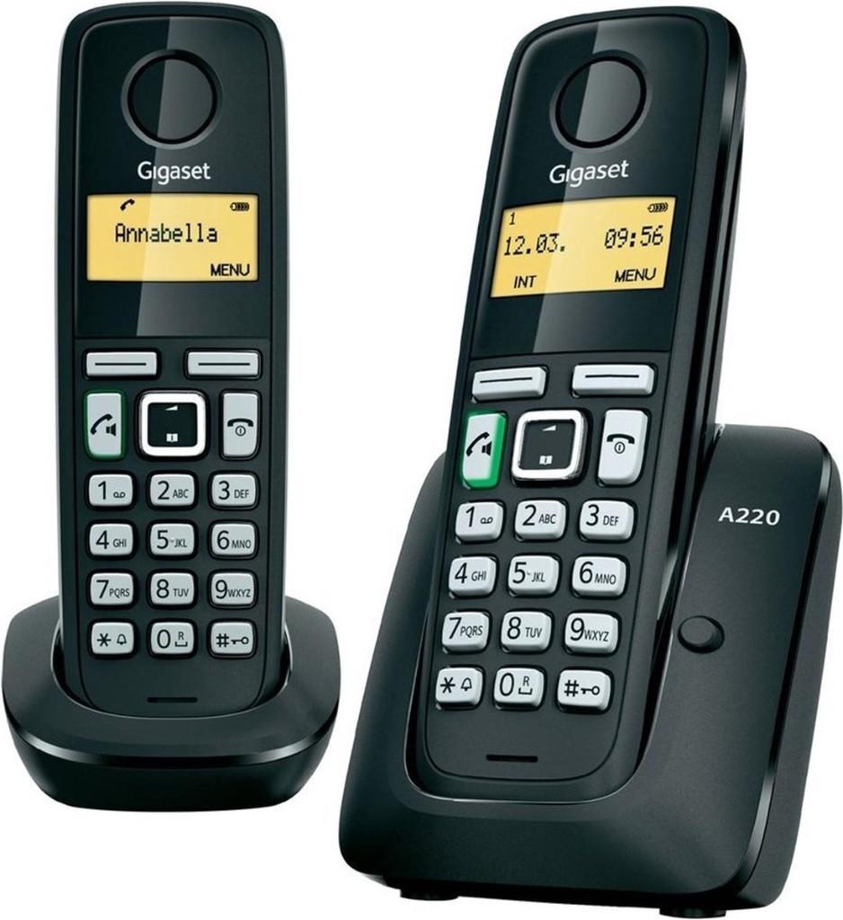 Gigaset A220 - Duo DECT 2 telefoons NIEUW in doos, Telecommunicatie, Vaste telefoons | Handsets en Draadloos, Ophalen of Verzenden