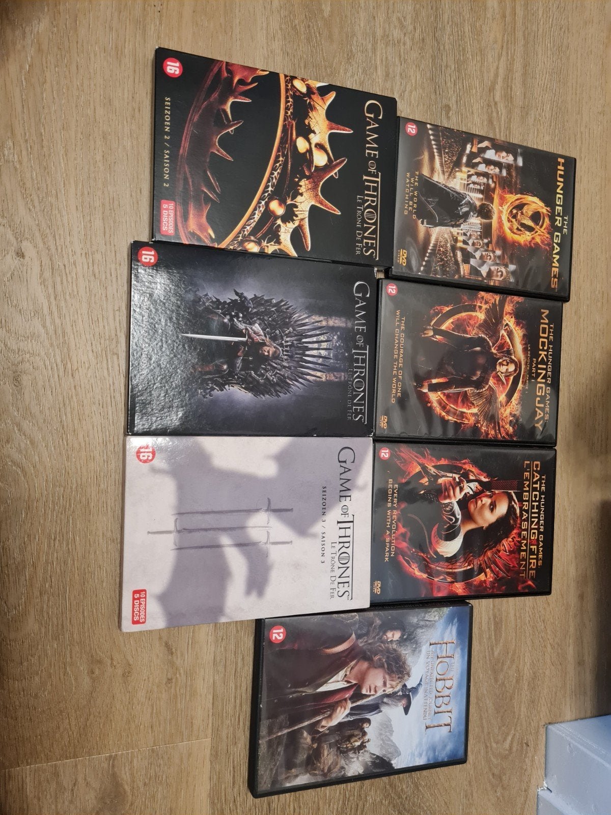 Game of Thrones, The Hunger Games & The Hobbit DVD's, Vanaf 16 jaar, Nederlands, Science Fiction en Fantasy, Ophalen of Verzenden