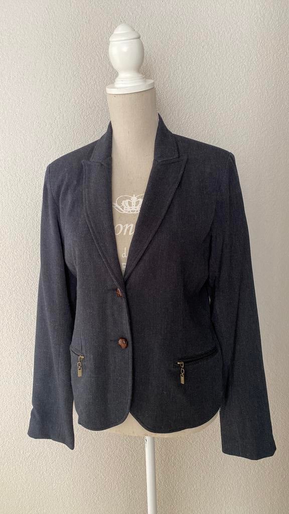 Colbert Jasje Blauw Maat 40 Yaya, Maat 38/40 (M), Blauw, Ophalen of Verzenden, Zo goed als nieuw