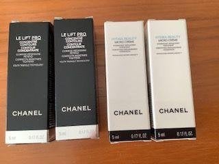 Chanel authentieke gezicht verzorging crème monsters samples, Ophalen, Nieuw, Gehele gezicht, Verzorging