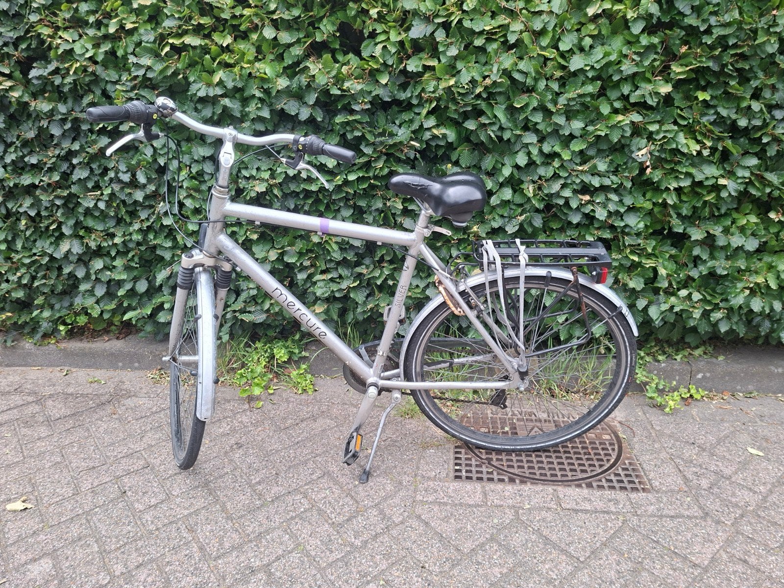 Leuke stationsfiets met voorvering - Mercure, Fietsen en Brommers, Fietsen | Heren | Herenfietsen, Gebruikt, Overige merken, 53 tot 57 cm