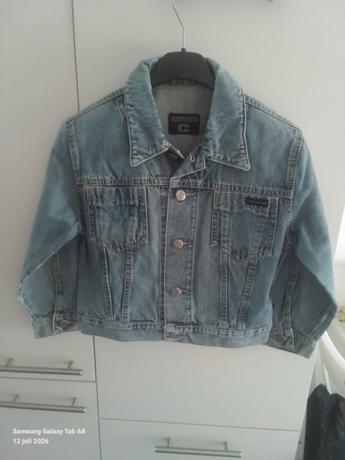 Mooi spijker jack Merk CARS JEANS, Kinderen en Baby's, Kinderkleding | Maat 128, Ophalen of Verzenden, Zo goed als nieuw, Jongen