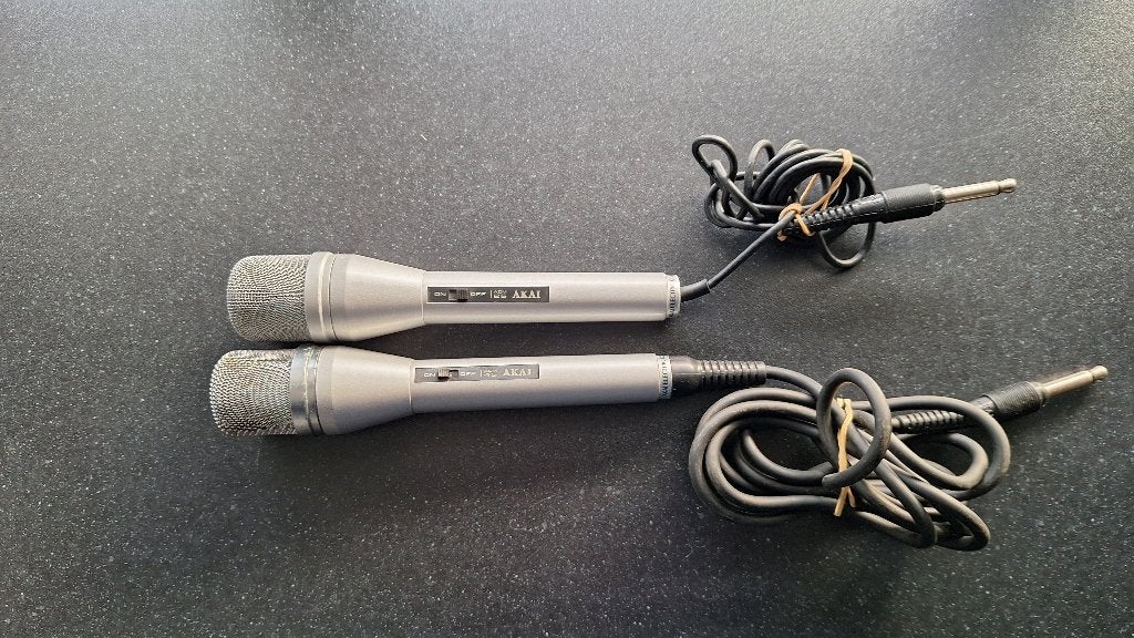 2 Microfoon AKAI ADM 25, Ophalen, Gebruikt, Instrumentmicrofoon