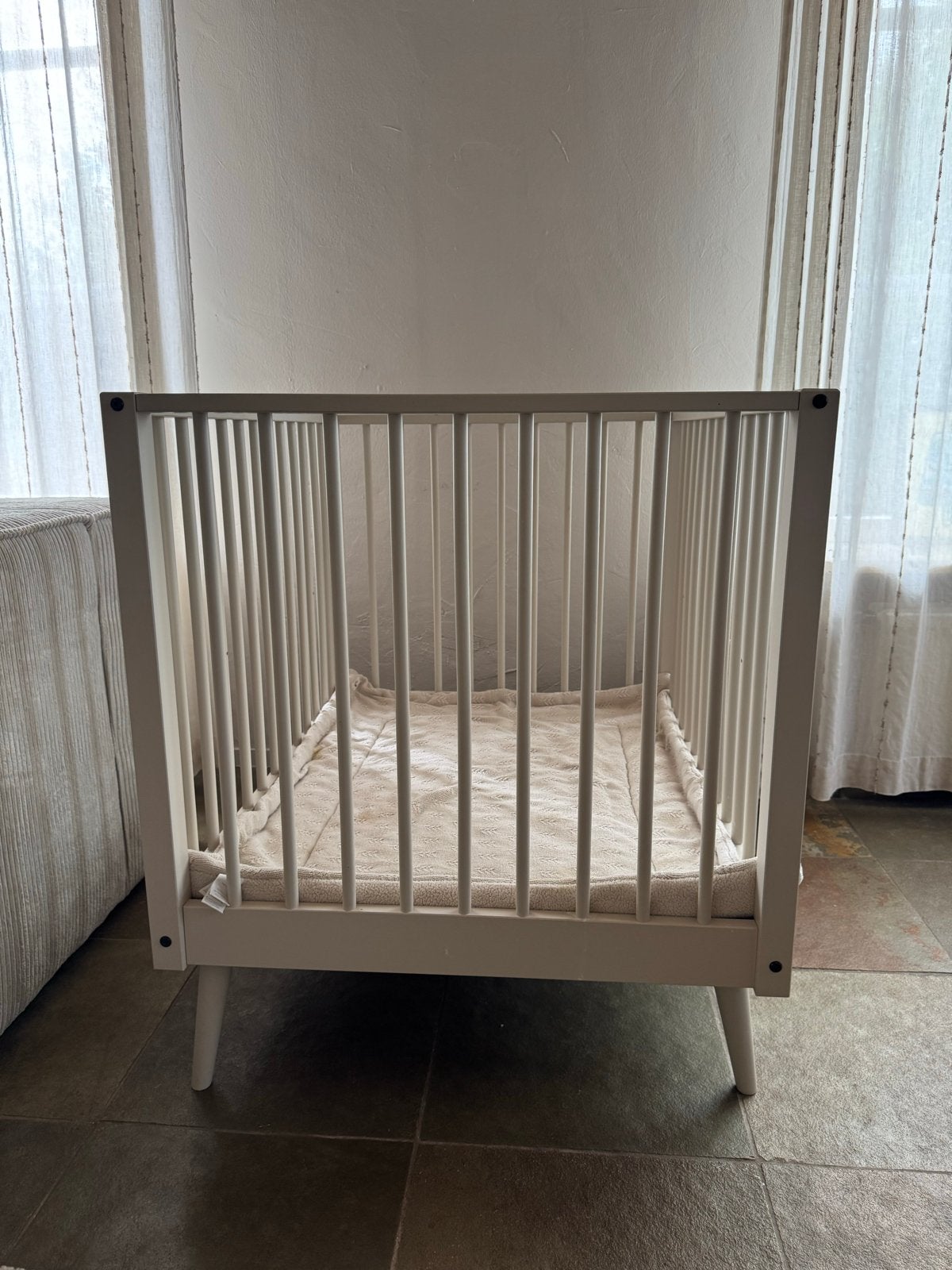 Europe Baby Evy Box Mat Oatmeal, Kinderen en Baby's, Ophalen, Gebruikt, Rechthoekig, In hoogte verstelbaar