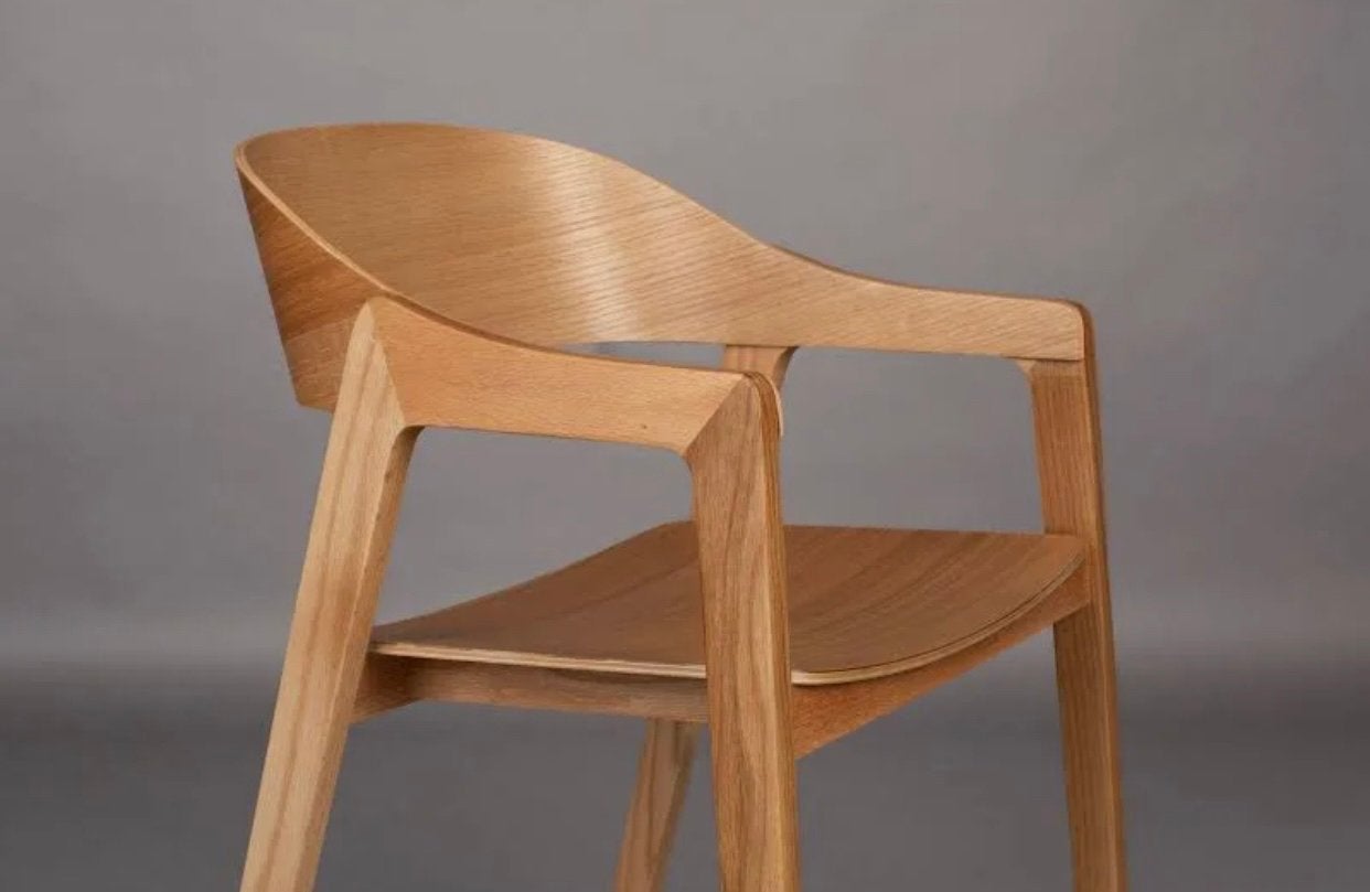 2x Designer Dutchbone Westlake stoelen natural NIEUW IN DOOS, Huis en Inrichting, Ophalen of Verzenden, Zo goed als nieuw, Zwart