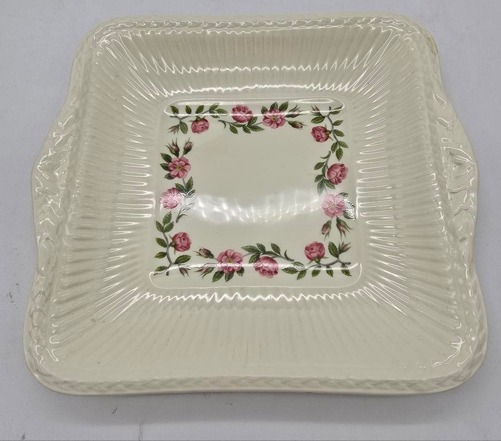 Vierkante schaal Wedgewood Rosalind, Ophalen of Verzenden, Reclamebord, Plaat of Schild, Overige merken