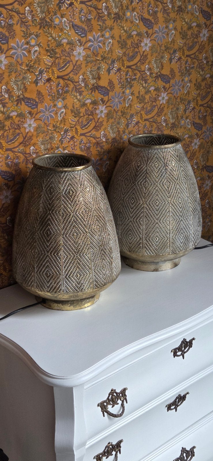 2 oriëntale oriëntaalse tafellampen lampen Light & living, Huis en Inrichting, Lampen | Tafellampen, Ophalen of Verzenden, Zo goed als nieuw