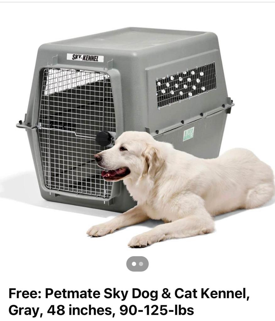 Nieuwe, grote reiskennel, vliegtuigkennel, transportbox, Dieren en Toebehoren, Transportboxen, Ophalen, Zo goed als nieuw