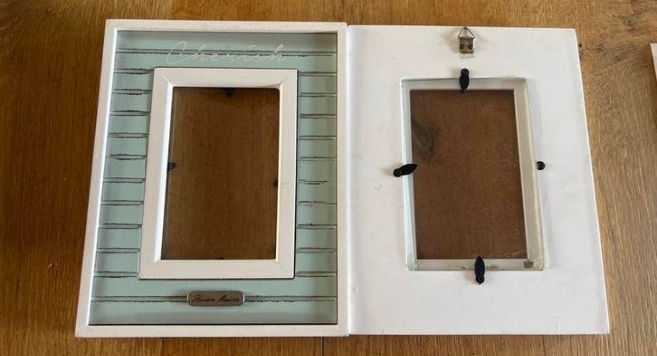 2 Rivièra Maison fotolijsten, Gebruikt, Standaard fotolijst, Ophalen of Verzenden, Meerkleurig