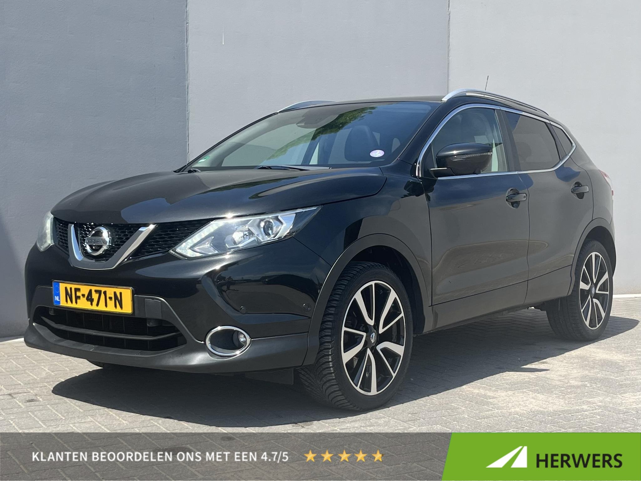 Nissan Qashqai 1.2 Tekna / Trekhaak (1.200KG) / Airco / Pano, Auto's, Voorwielaandrijving, Gebruikt, Euro 6, 4 cilinders