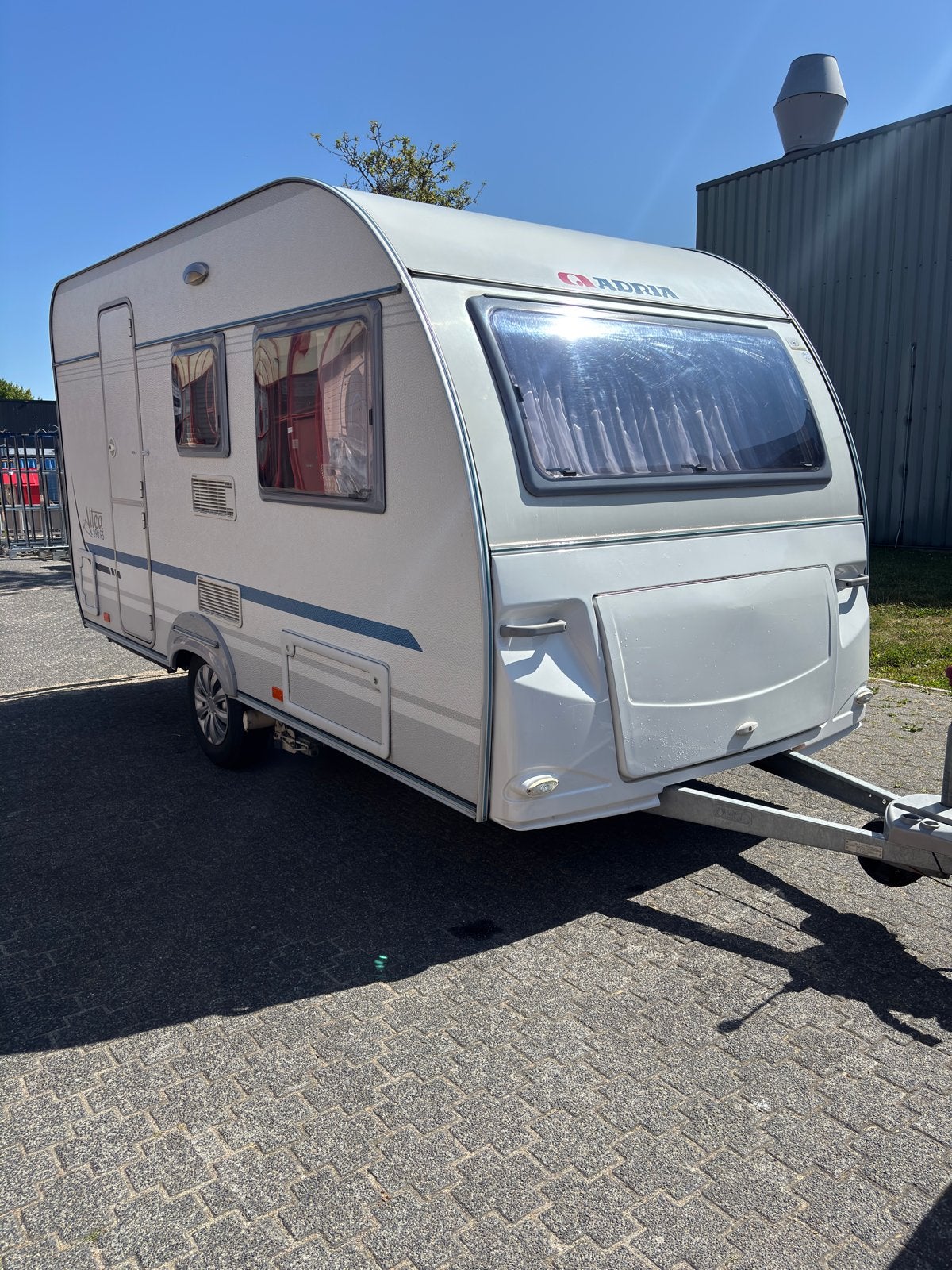 Adria Altea 390 PS Caravan met Mover en Fietsenrek, Treinzit, Particulier, Adria, 4 tot 5 meter