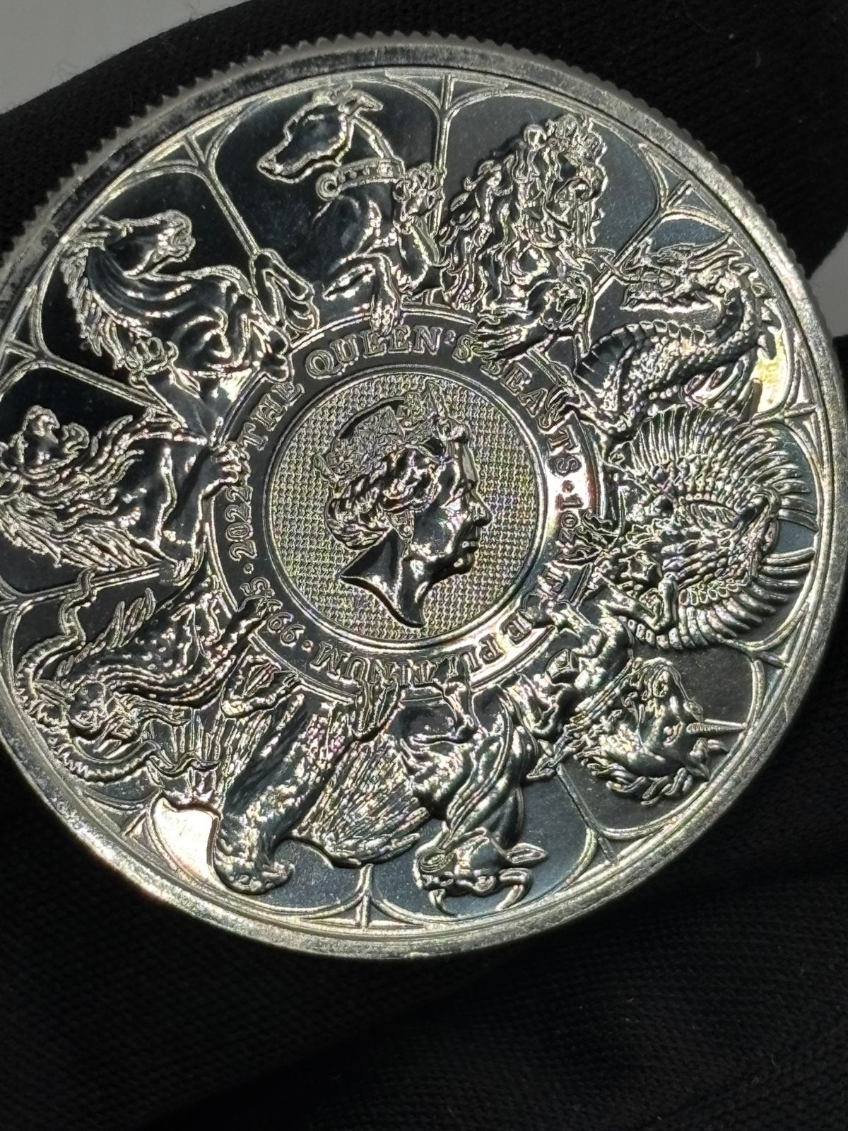 1oz Queens Beasts completer platina - platinum .9995, Ophalen of Verzenden