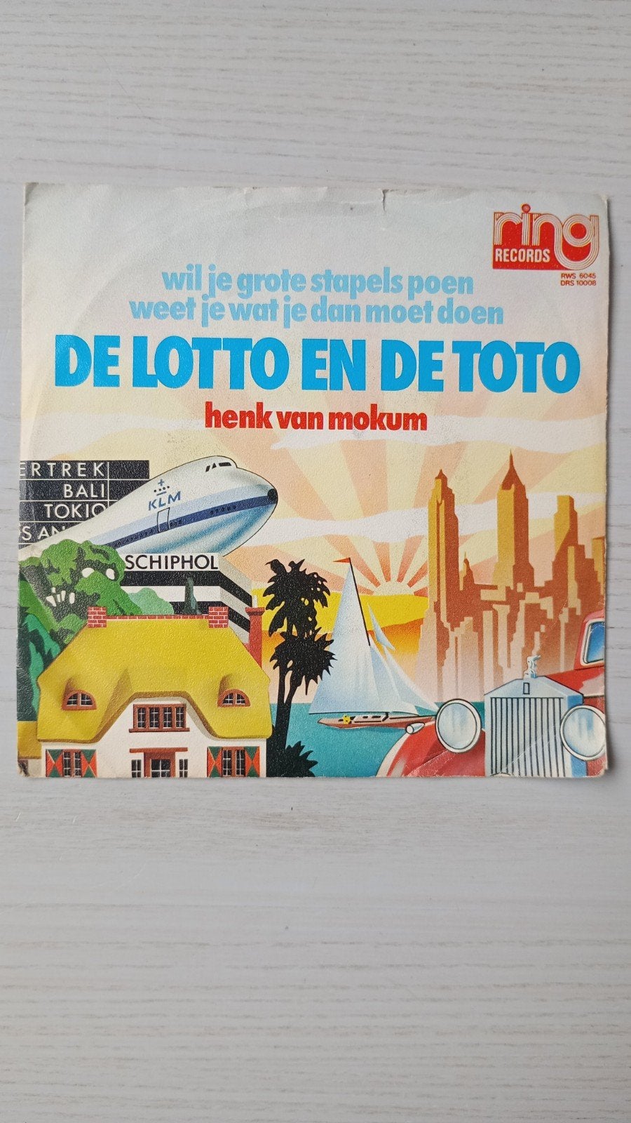 Henk van Mokum - De Lotto en de Toto single (piraat), Verzenden, Gebruikt, Nederlandstalig