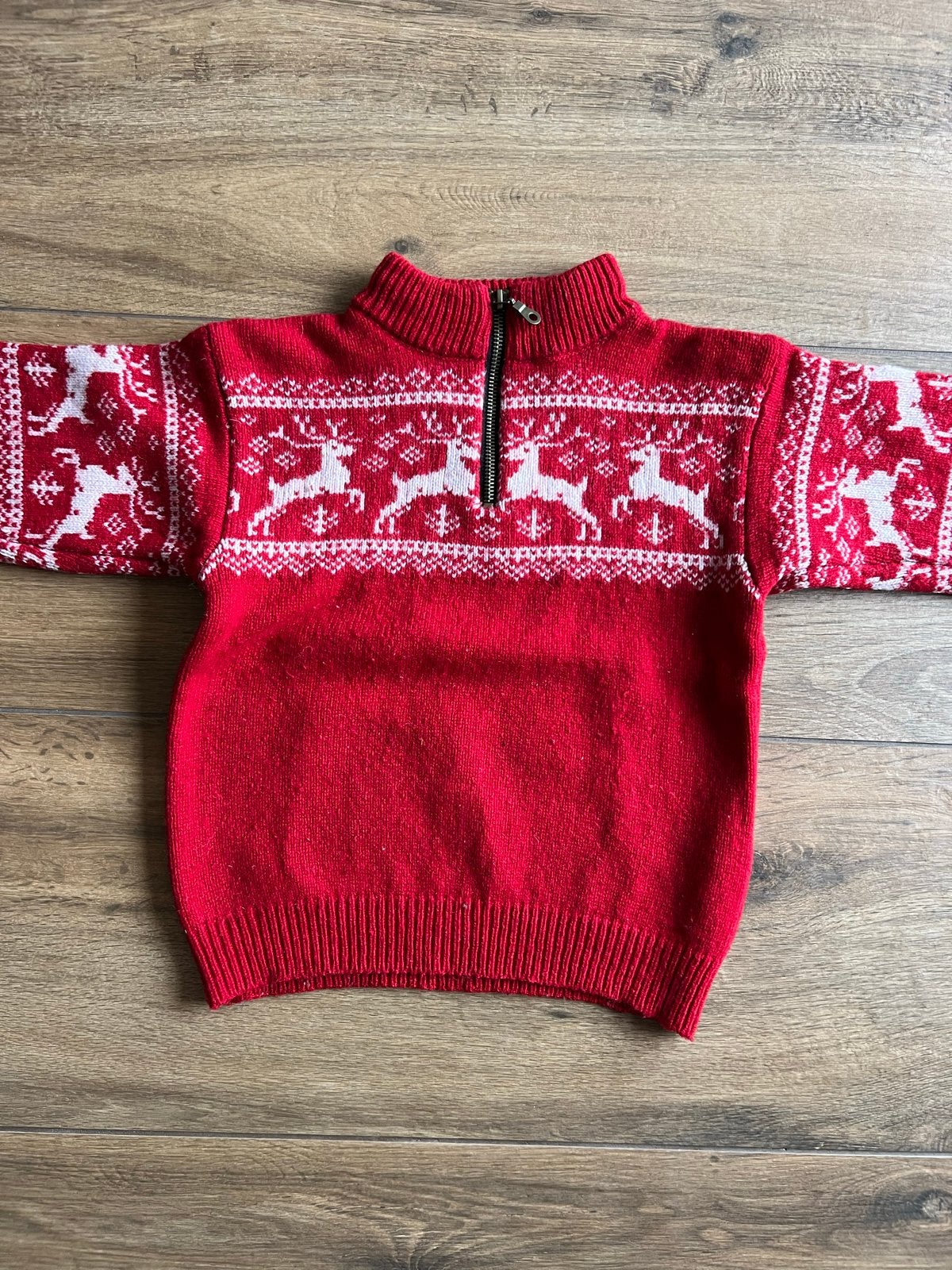Viking of Norway Noorse wollen trui rood maat 6 (5-7 jaar), Kinderen en Baby's, Ophalen of Verzenden, Gebruikt, Jongen of Meisje