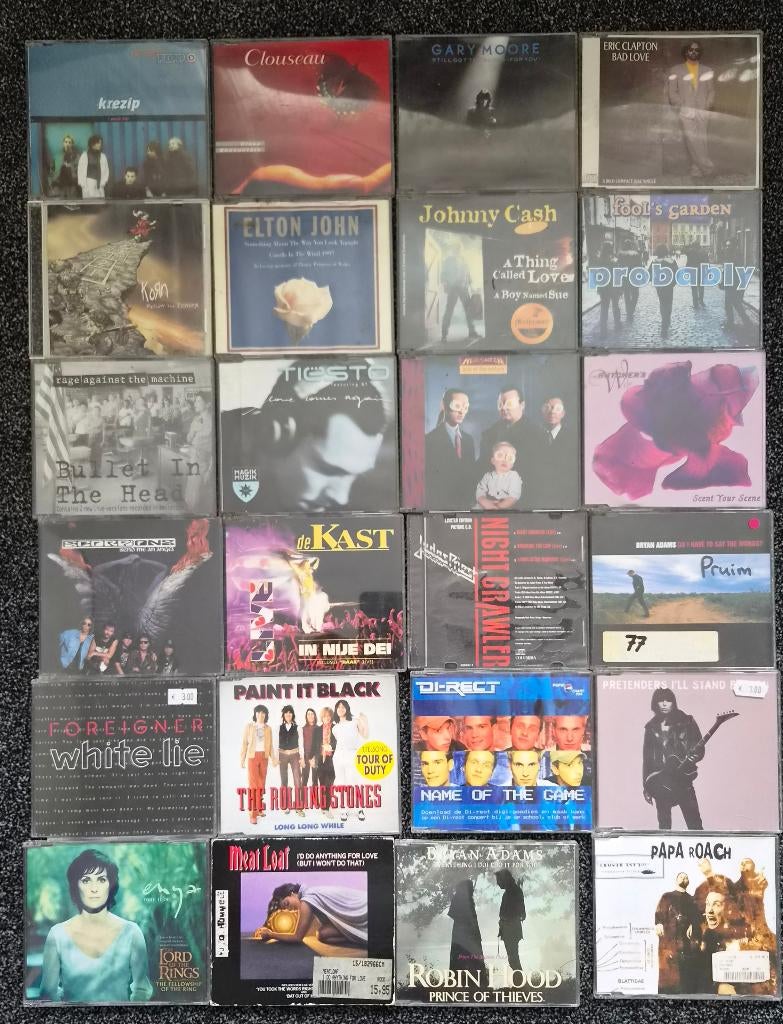 700 cd maxi singels rock, metal, punk, pop cd's verzameling, Cd's en Dvd's, Gebruikt, Maxi-single, Ophalen of Verzenden, 2 t/m 5 singles