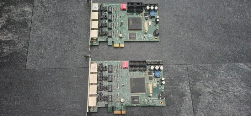 🛜OpenVox A400E Gen2 & B400E PCIe Kaarten | VoIP Bundel✅, Computers en Software, Netwerkkaarten, Intern, Ophalen of Verzenden