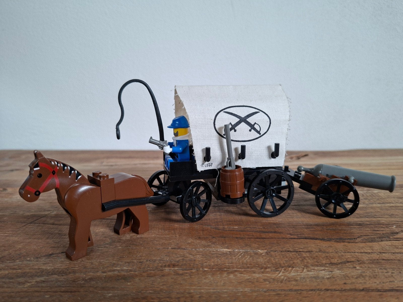 Lego set 6716 Covered Weapons Wagon, Gebruikt, Overige thema's, Lego, Ophalen of Verzenden