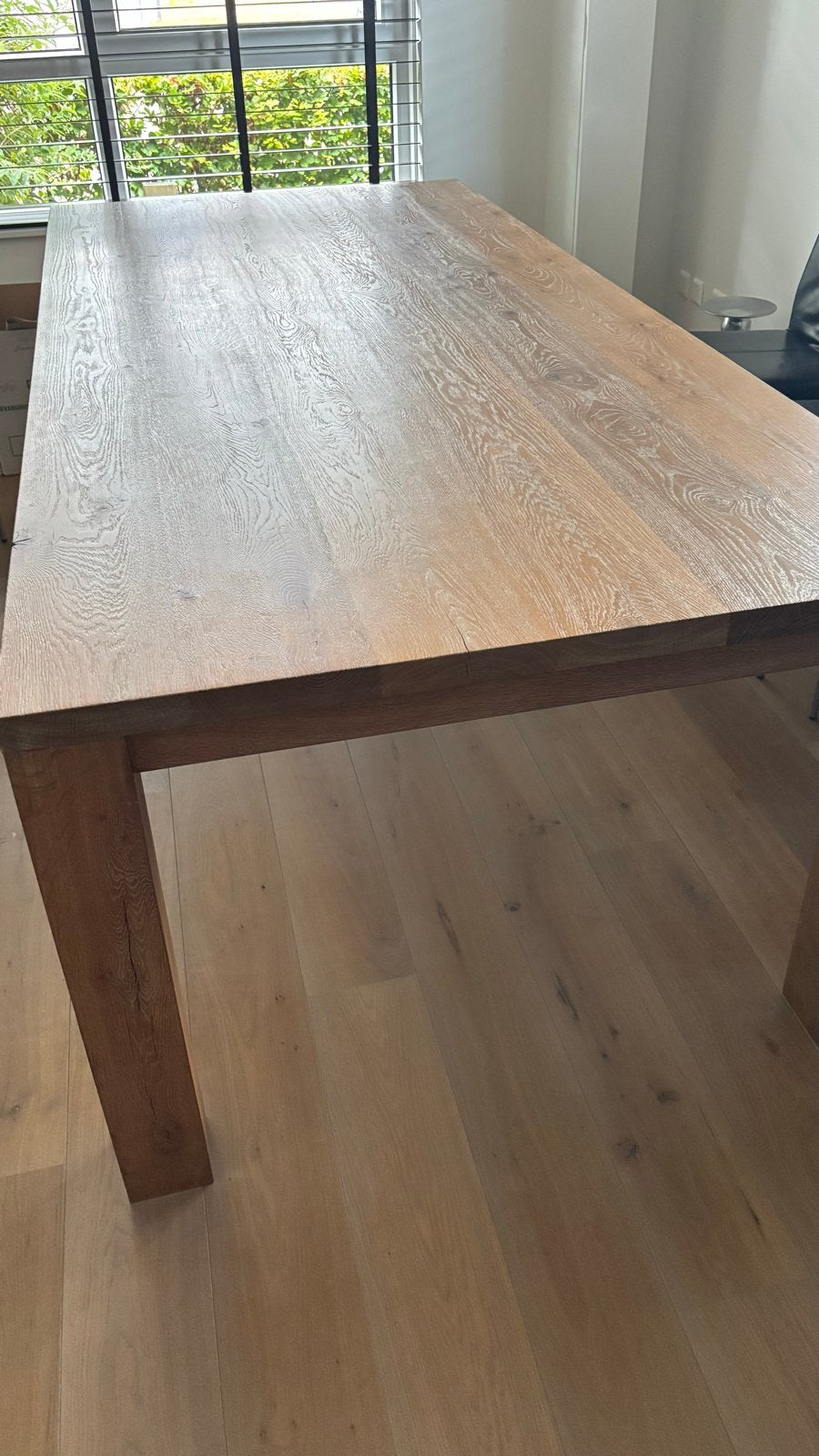 Massief Eiken Multifunctionele Tafel, Ophalen, 100 tot 150 cm, Eikenhout, 200 cm of meer