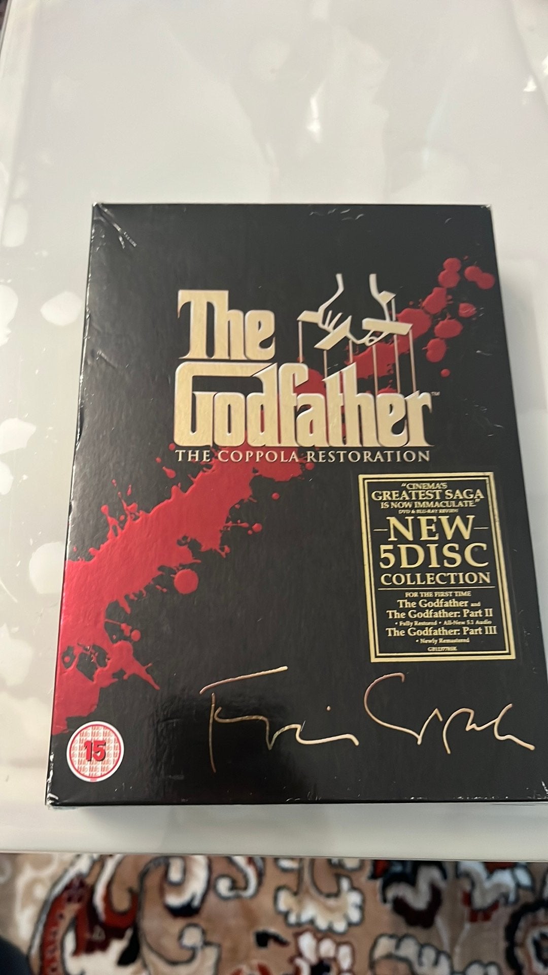 The Godfather (LET OP!!! Inplaats van alle 5 zijn er 4), Ophalen, Engels, Vanaf 16 jaar, Zo goed als nieuw