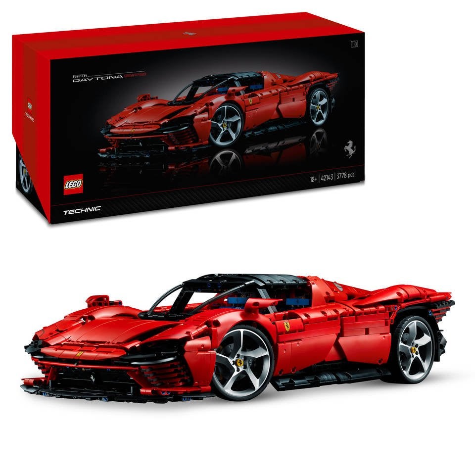 LEGO Technic Ferrari Daytona SP3, Ophalen of Verzenden, Zo goed als nieuw