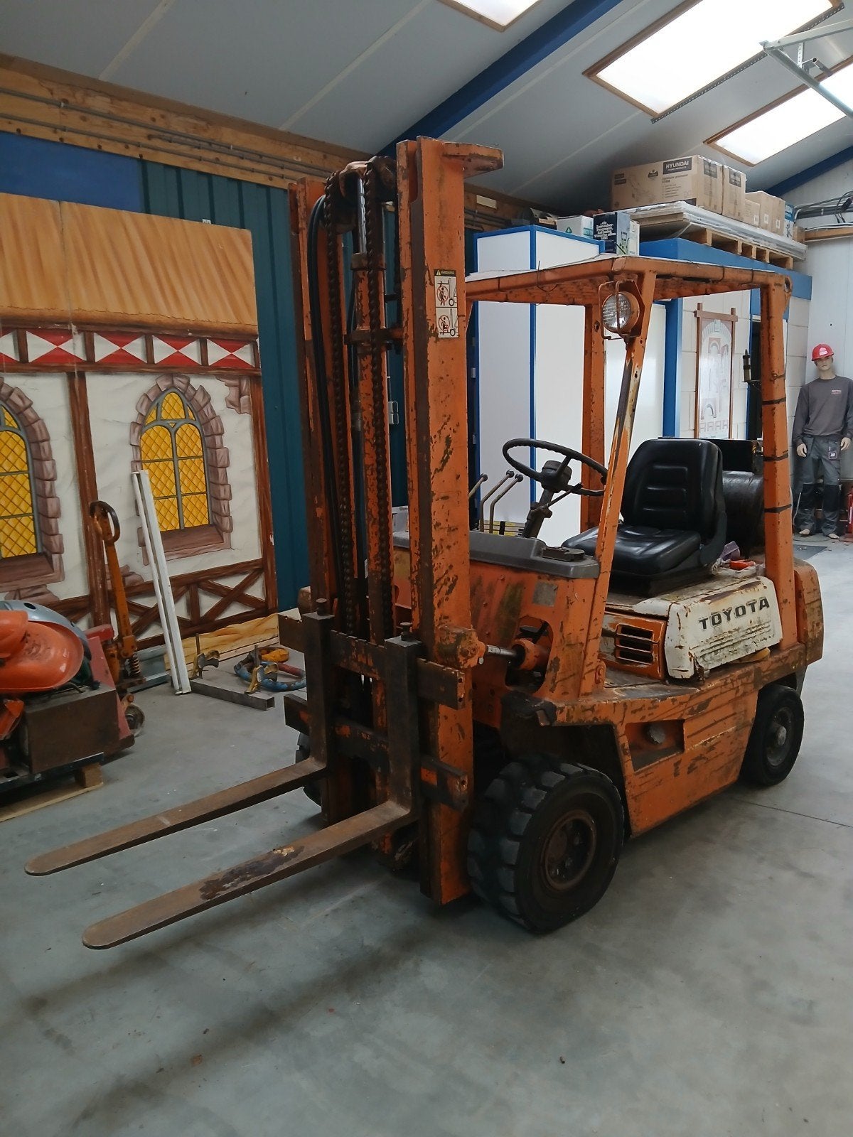 Toyota heftruck, Zakelijke goederen, Machines en Bouw | Heftrucks en Intern transport, 1000 tot 2000 kg, Ophalen, Elektrisch, Heftruck