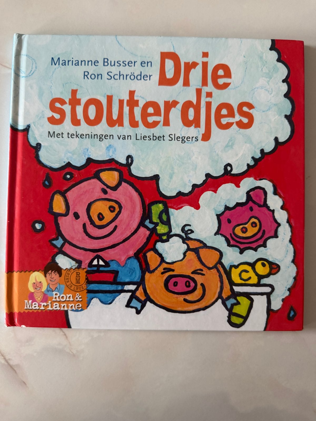 Drie Stouterdjes - Marianne Busser & Ron Schröder, Ophalen of Verzenden, Gelezen, Fictie algemeen