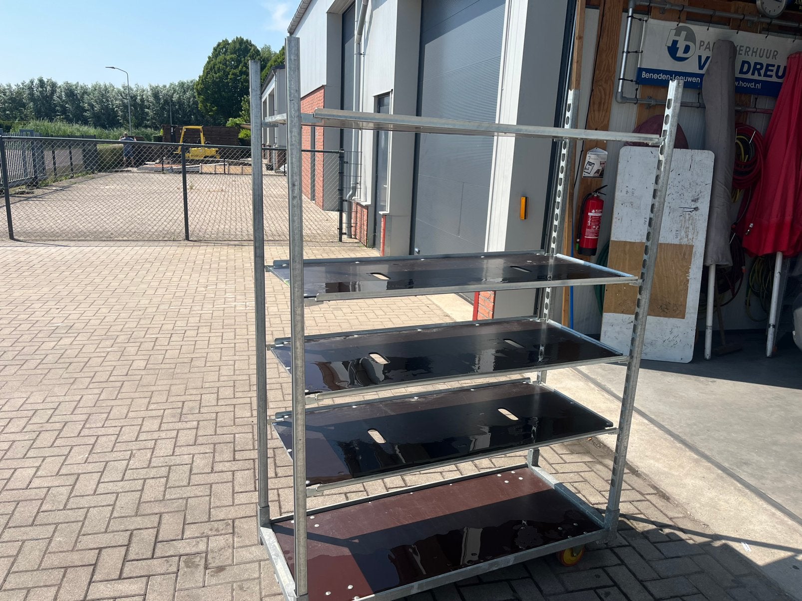 Bloemenkar deensekar te koop, 100 liter of meer, Ophalen, Gebruikt, Transportkar