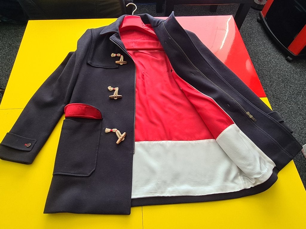 Nieuw EL Ganso heren Mantel jas met Blauwe  kleur maat M, Nieuw, EL Ganso, Verzenden, Maat 48/50 (M)